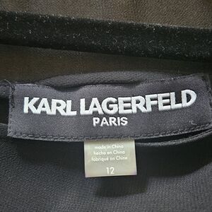 Karl Lagerfeld Black Cocktail Dress